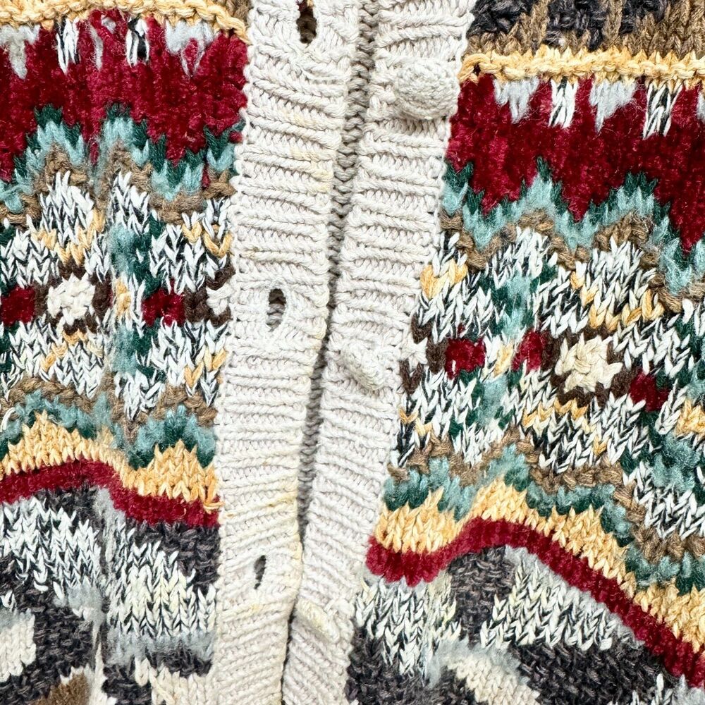 Warm multi Patterned Cardigan Heirloom Collectables - Picture 3 of 9